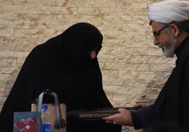 مراسم تجلیل از همسر شهید طهرانی مقدم برگزار شد