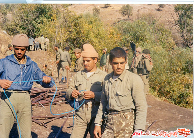  تصاویر رزمندگان ایلامی در مناطق مختلف عملیاتی در دوران دفاع مقدس 