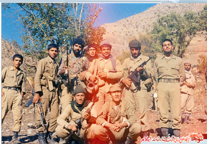  تصاویر رزمندگان ایلامی در مناطق مختلف عملیاتی در دوران دفاع مقدس 
