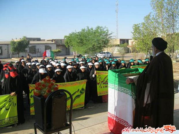 اردوی راهیان نور دبیرستان های دخترانه شاهد و ایثارگر شهرستان دهلران به مناطق جنگی