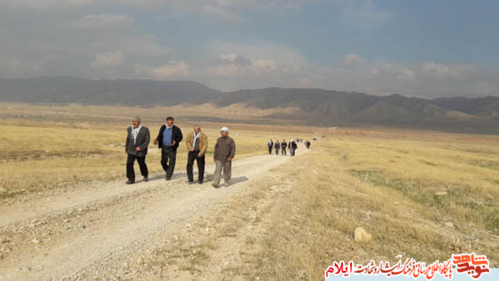  مراسم اعزام جمعی از آزادگان استان ایلام به مناطق عملیاتی میمک