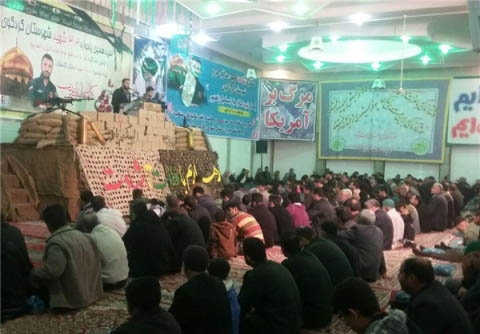 برگزاری نخستین سالگرد شهید مدافع حرم «اسماعیل زاهدپور» و یادواره 313 شهید کردکوی + تصاویر