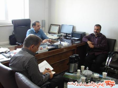 نشست معاون فرهنگی بنیاد شهید کرمانشاه به مناسبت 26 مرداد ماه سالروز ورود آزادگان+ تصویر نشست معاون فرهنگی بنیاد شهید کرمانشاه به مناسبت 26 مرداد ماه سالروز ورود آزادگان+ تصویر