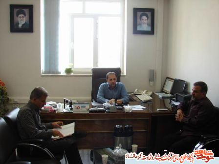 نشست معاون فرهنگی بنیاد شهید کرمانشاه به مناسبت 26 مرداد ماه سالروز ورود آزادگان+ تصویر نشست معاون فرهنگی بنیاد شهید کرمانشاه به مناسبت 26 مرداد ماه سالروز ورود آزادگان+ تصویر