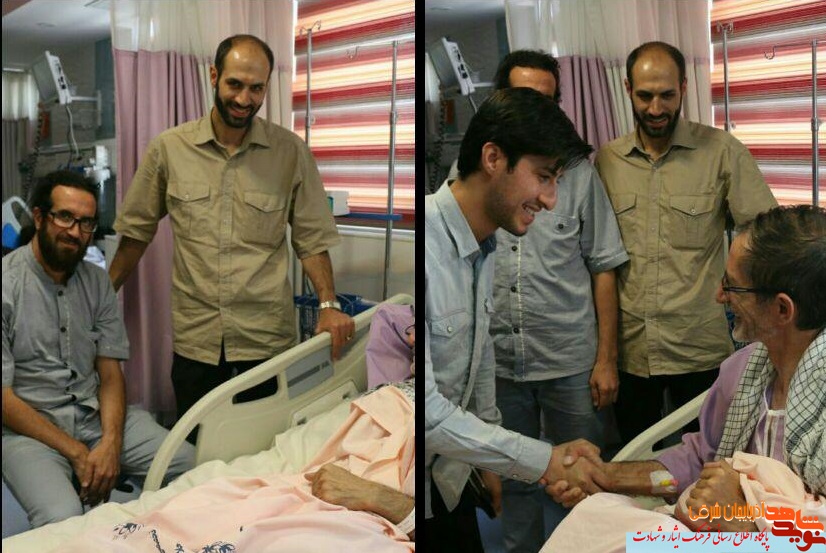 عیادت جمعی از فعالین فرهنگی و خانواده شهدا از هنرمند متعهد حوزه ایثار و شهادت + تصاویر عیادت جمعی از فعالین فرهنگی و خانواده شهدا از هنرمند متعهد حوزه ایثار و شهادت + تصاویر