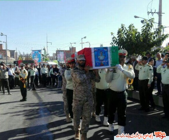 برگزاری مراسم تشییع شهید «ستوان یکم رضا شجاع» در خراسان شمالی شهرستان فاروج برگزاری مراسم تشییع شهید «ستوان یکم رضا شجاع» در خراسان شمالی شهرستان فاروج