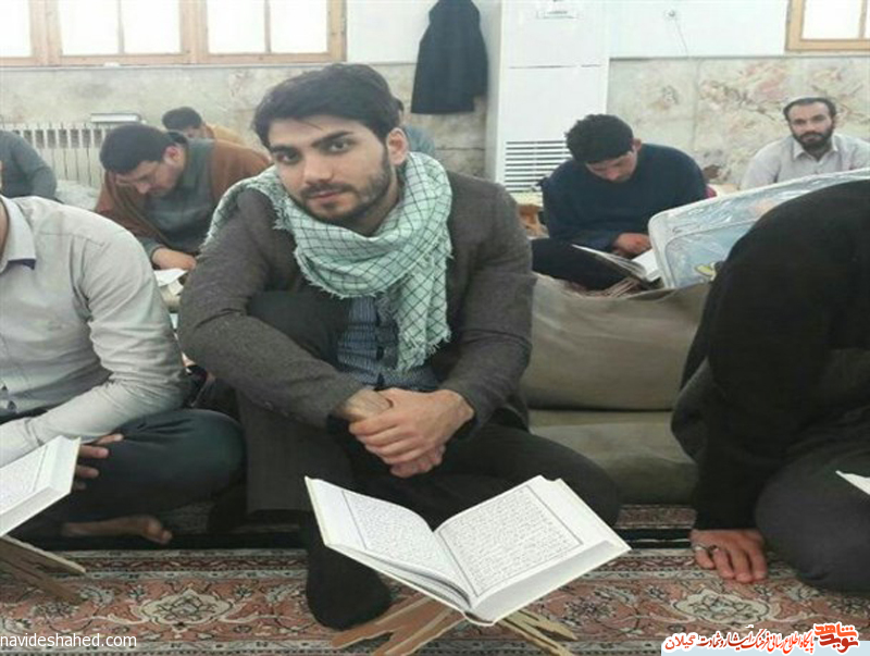 جای خالی شهید بابک نوری هریس در اعتکاف امسال جای خالی شهید بابک نوری هریس در اعتکاف امسال