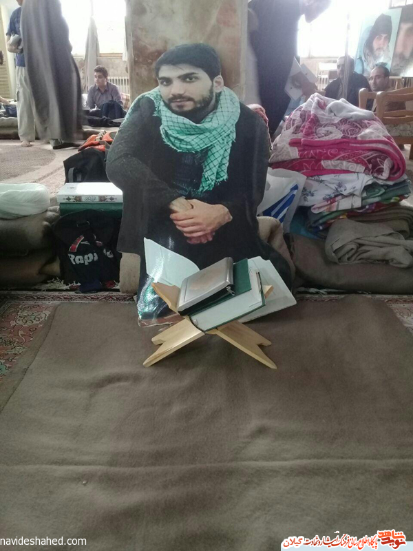 جای خالی شهید بابک نوری هریس در اعتکاف امسال جای خالی شهید بابک نوری هریس در اعتکاف امسال
