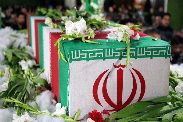 تشییع پیکر مطهر دو شهید گمنام در شهرستان نهاوند