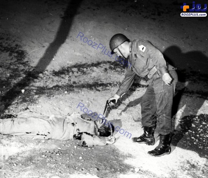 لحظه اعدام یکی از همراهان شهید طیب حاج رضایی+عکس لحظه اعدام یکی از همراهان شهید طیب حاج رضایی+عکس