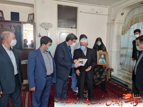 گزارش تصویری| سفر مدیرکل بنیاد شهید استان همدان به ملایر