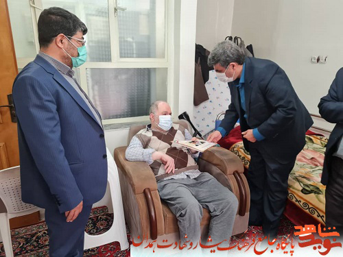 گزارش تصویری| سفر مدیرکل بنیاد شهید استان همدان به ملایر