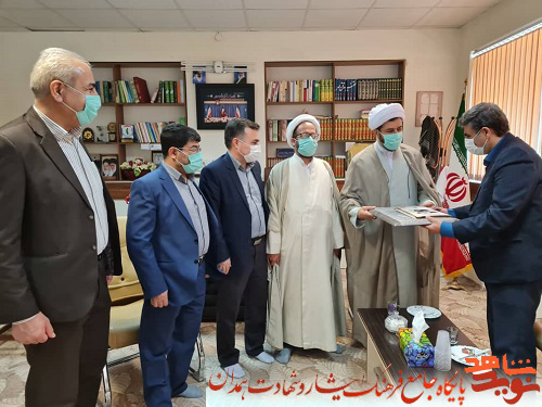 گزارش تصویری| سفر مدیرکل بنیاد شهید استان همدان به ملایر