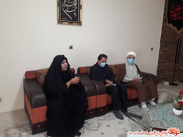 دیدار مدیرکل بنیاد شهید با خانواده شهدا و جانبازان شهرستان کوهدشت