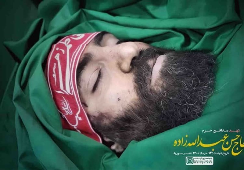 نصب تمثال شهید مدافع حرم «حسن عبدالله زاده» در کوهرنگ