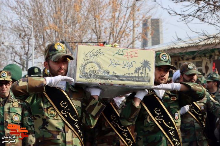 گزارش تصویری/تشییع پیکر مطهر شهید گمنام در تیپ ۴۱ هجومی شهید آبشناسان
