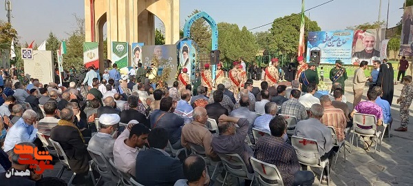 گزارش تصویری| مراسم سالگرد شهادت حاج حسین همدانی