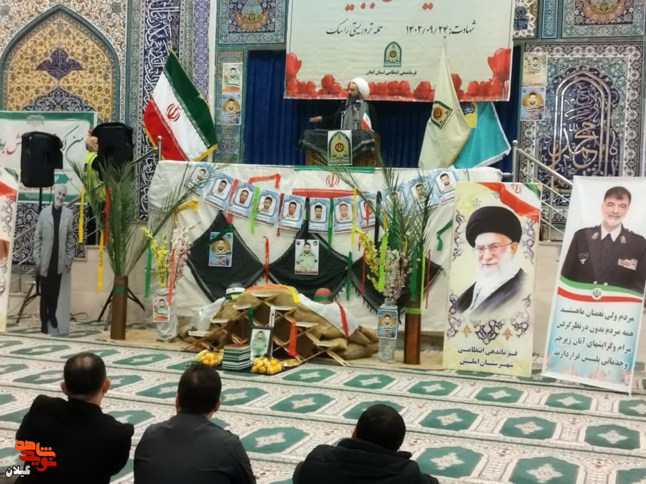چهلمین روز شهادت ستواندوم «حسن بابانیا» برگزار شد + عکس