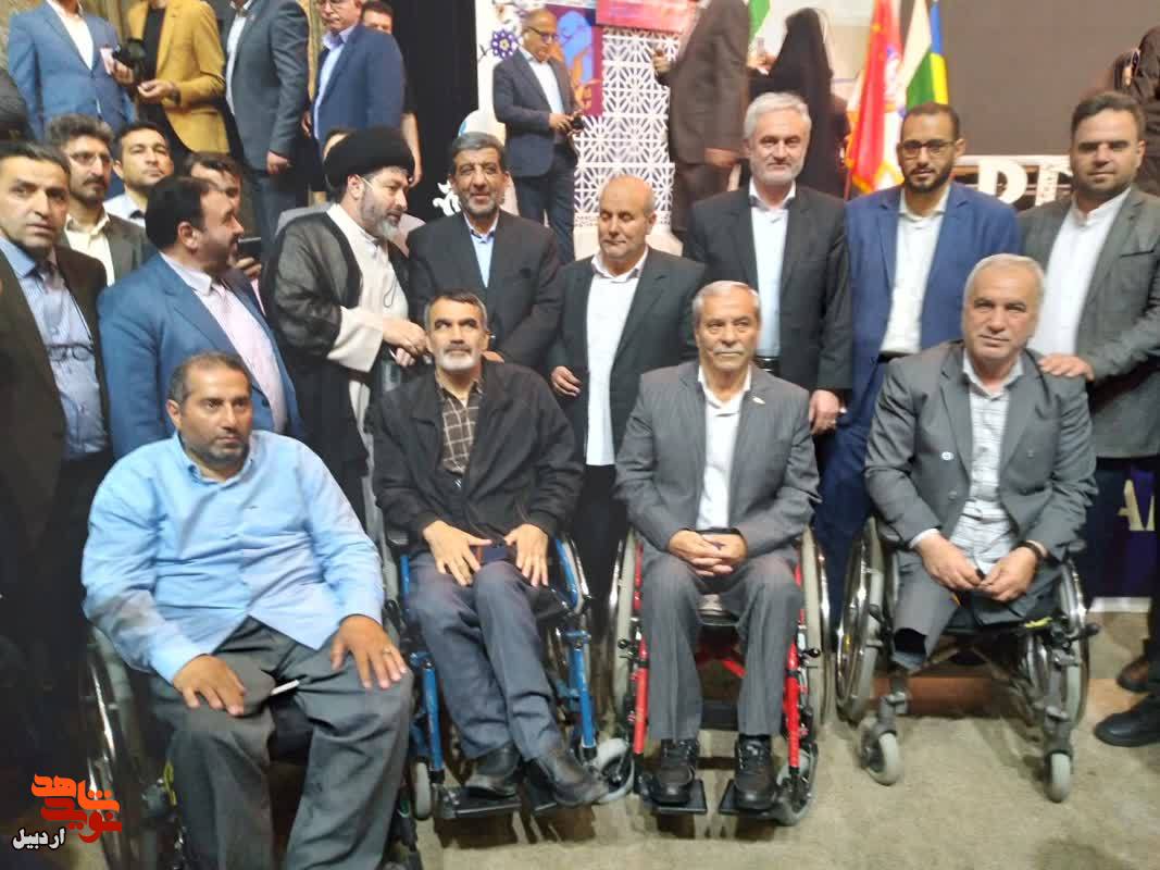 حضور جانبازان گرانقدر ویلچری در رویداد اردبیل 2023 + عکس