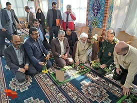 آیین غبار روبی و عطر افشانی مزار شهدای کفشگر کلا در شهرستان قائم شهر برگزار شد