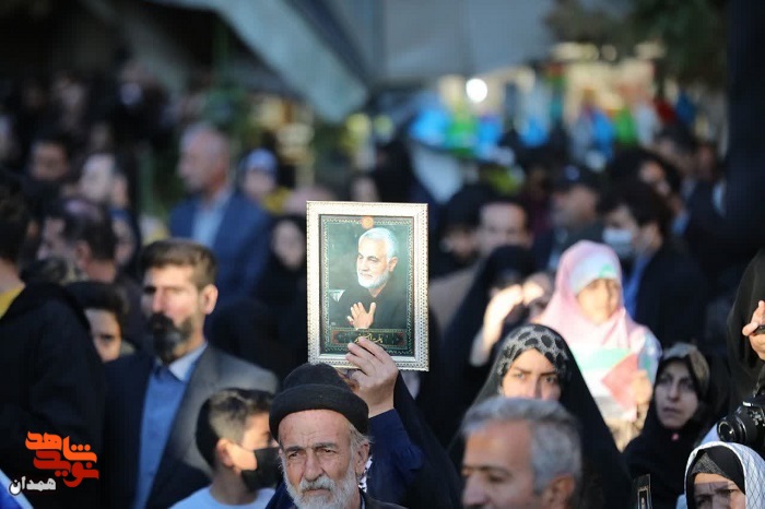 گزارش تصویری| راهپیمایی مردم همدان برعلیه جنایات اسرائیل