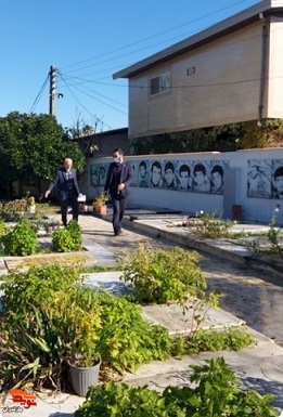 بازدید از گلزار شهدای روستای اجاکسر شهرستان بابلسر