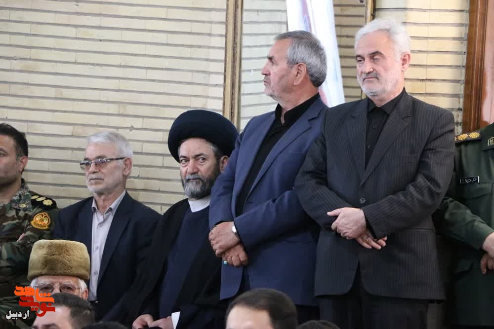 یادواره شهدای فصل بهار شهرستان اردبیل با یادبود شهدای خدمت+ عکس
