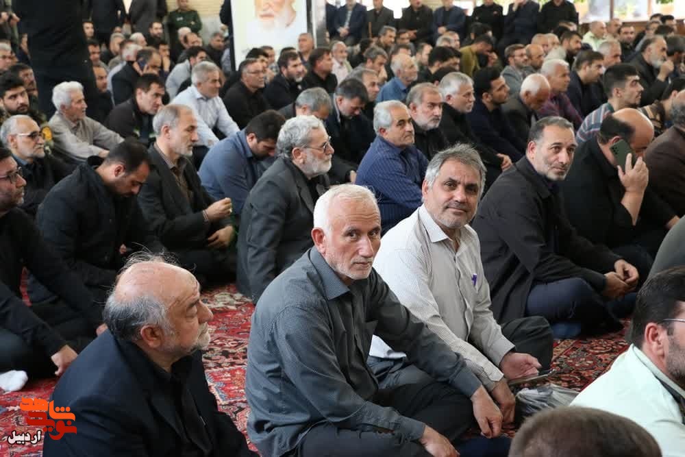 یادواره شهدای فصل بهار شهرستان اردبیل با یادبود شهدای خدمت+ عکس