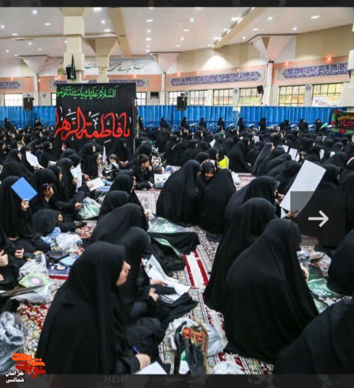 اجتماع بزرگ تبیینی بانوان بجنوردی در بزرگداشت شهدای خدمت