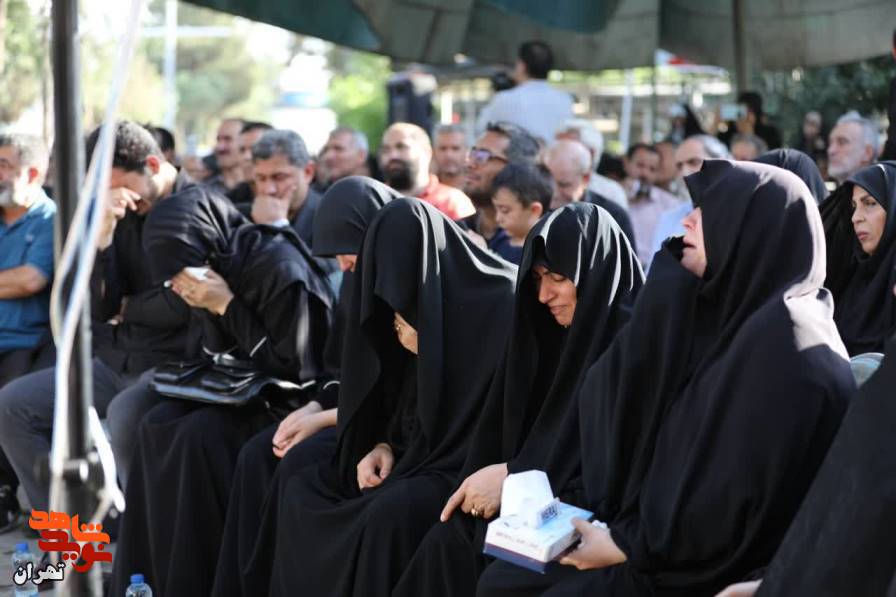 مراسم چهلمین روز شهادت سرتیپ دوم خلبان «سید طاهر مصطفوی»