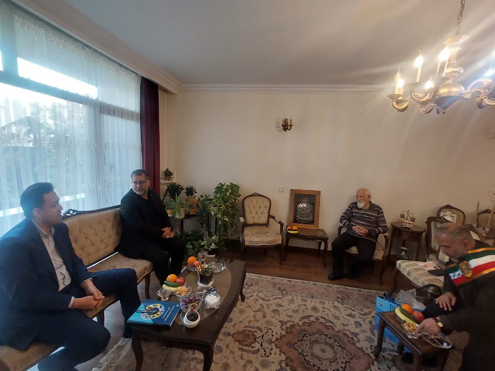 دیدار فرماندار شمیرانات با امیر تیمسار «محمدرضا رحیمی »