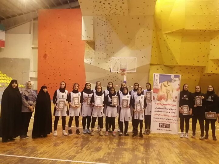 قهرمانی تیم «روژدا» در سیزدهمین دوره لیگ بسکتبال دختران جام شهدای غریب در اسارت