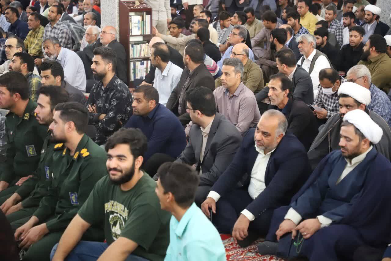 مراسم بزرگداشت شهدای خدمت در مسجد جامع زاهدان برگزار شد