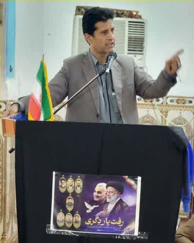 مراسم بزرگداشت اولین سالگرد شهدای خدمت در بخش کلاتان شهرستان بمپور