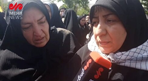 همسر یکی از شهدای حمله صهیونیست‌ها: جان من و فرزندم فدای رهبر و وطن