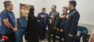 دیدار با خانواده های شهدای غریب در اسارت
