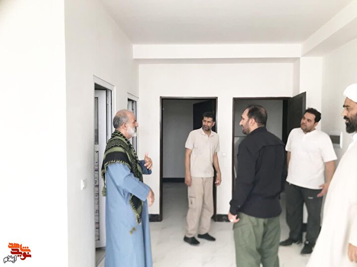 بازدید نماینده ولی‌فقیه در بنیاد شهید از زائرسرای بنیاد شهید در مهران