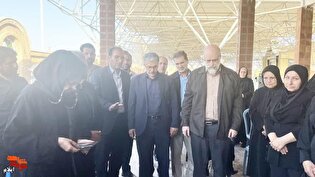 آیین بزرگداشت چهلمین روز شهادت شهید بسیجی مهندس...