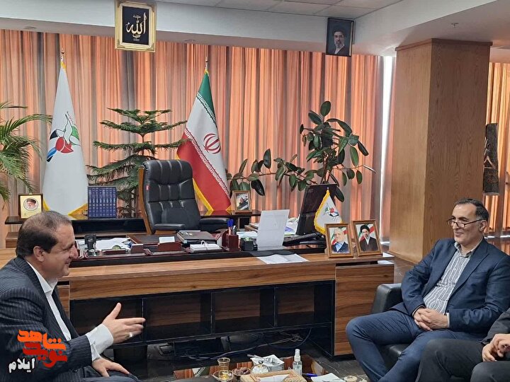 در دیدار استاندار ایلام با رئیس بنیاد شهید مطرح شد؛ پیگیری سرمایه‌گذاری بنیاد در طرح‌های اقتصادی است