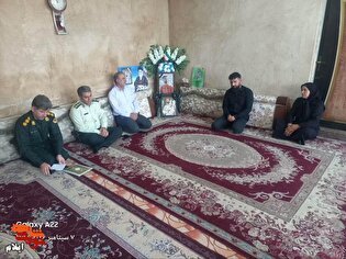 دیدار و تجلیل از خانواده شهدای جنگ رمضان در شهرستان‌های...