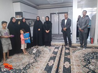 دیدار و تجلیل از خانواده شهید «حبیب زراموشی» از...