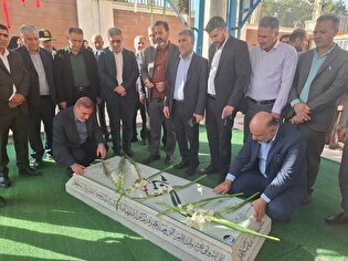 غبارروبی مزار شهید گمنام دادگستری ایلام در نخستین...