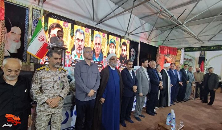 گزارش| مسئولان عالی رتبه کشور با ۵ شهید «جنگ اقتدار رمضان» در وحدتیه تجدید میثاق کردند