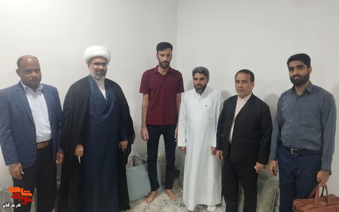 تجلیل از مجروحان جنگ رمضان در بندرخمیر