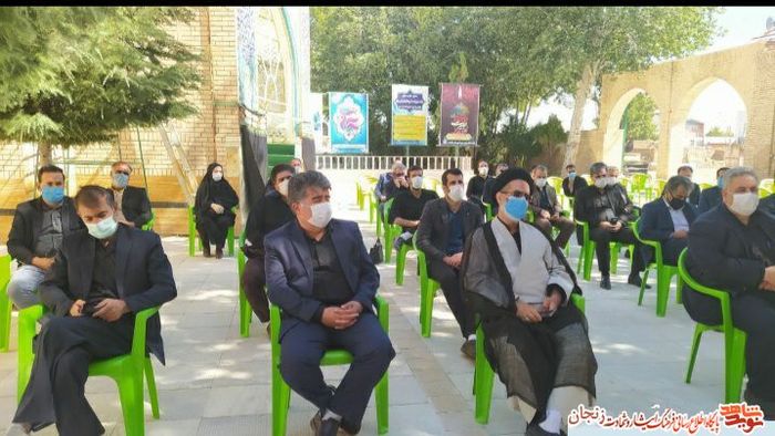 سوگواری در جوار گلزار شهدای خدابنده