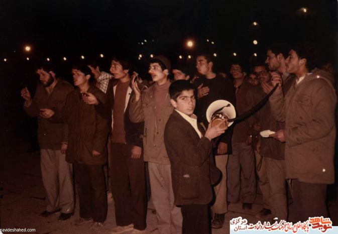 ارودی زیارتی قم - بسیجیان پایگاه شهید هاشمی سنجانی - 1361
