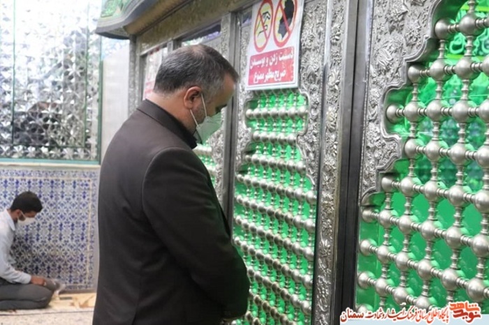 مراسم وداع با شهید والامقام سعید حسنان - گلزار شهدای امامزاده یحیی (ع) سمنان سیزدهم مهرماه ۱۴۰۰